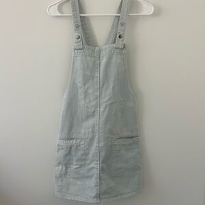 Light Blue Denim Overall Dress